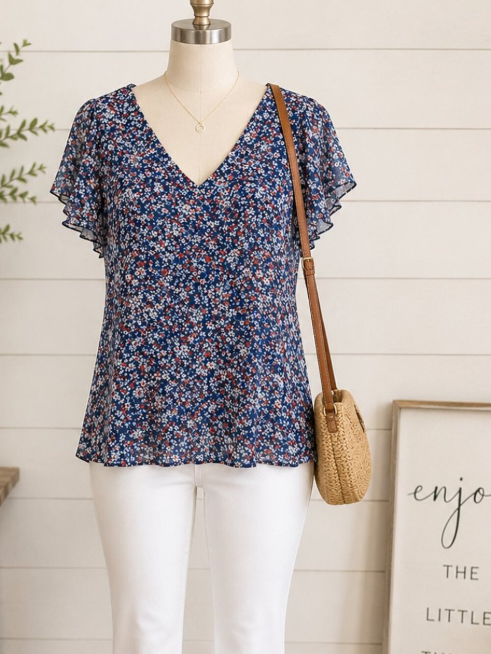 🌸 Lane Bryant Floral Blouse | Size 10/12 | Sheer & Flowy 🌸